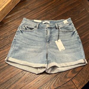 Just Blue Off the Cuff Denim Shorts Size 1X